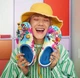 Дитячі Крокс Клог Утеплені Світло Сині Crocs Classic Lined Clog Tie Dye Powder Blue /Multi (34/35, світло синій) - изображение 12