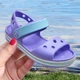 Дитячі сандалії для дівчинки rocs Crocband Kids Sandal Moon Jelly (28/29, блакитні) - изображение 3