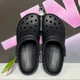 Чоловічі крокси Crocs Classic Black Clog (43-44, чорний) - зображення 5