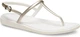 Жіночі сандалі Crocs Miami Thong Flip Metallic Chalk (42-43, сріблястий) - изображение 2