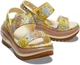 Жіночі Сандалі Crocs Mega Crush Retro Floral Sandal Vanilla\Cork (39-40, бежевий) - изображение 1