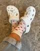 Крокс Класік Клог Геометрія Білі Crocs Geometric Clog White (44-45, білий) - изображение 5