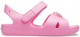 Дитячі сандалії для дівчинки Crocs Classic Cross-Strap Sandal Pink Lemonade (25/26, розовый) - изображение 7