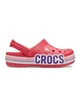 Крокс Сабо Крокбенд Красные Crocs Unisex Kids Red Crocband Logo Stripe Clog PS Poppy (34/35, красный) - изображение 5