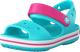 Дитячі сандалії для дівчинки Crocs Crocband Kids Sandal Pool/Candy Pink (22/23, блакитні) - зображення 8
