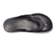Чоловічі кроксі в'єтнамки Баябенд Чорні Crocs Bayaband Flip Black/White (43-44, чорний) - зображення 7