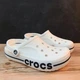 Чоловічі крокси Баябенд Клог Білі Crocs Bayaband Clog White (45-46, білий) - зображення 4