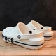 Чоловічі крокси Баябенд Клог Білі Crocs Bayaband Clog White (45-46, білий) - зображення 5