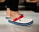 Крокс Крокбенд Клог Білі з Блакитним Crocs Crocband White Blue Clog (44-45, білий) - изображение 10