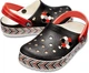 Детские Крокс Крокбенд Чёрные Crocs Drew X Crocband Chevron Clog Black/White (25/26, черный) - изображение 1