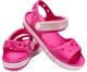 Дитячі сандалії для дівчинки Crocs Bayaband Sandal Kids Candy/Pink (34/35, рожевий) - изображение 1