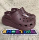 Жіночі крокси Crocs Classic Crush Clog Dark Cherry (39-40, бордовий) - изображение 10
