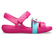 Дитячі сандалії для дівчинки Crocs Keeley Charm Sandal Candy Pink (23/24, розовый) - изображение 12