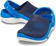 Дитячі крокси-сабо для хлопчика Crocs LiteRide 360 Clog Kids Navy/Bright Cobalt (33/34, синій) - зображення 1