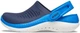 Дитячі крокси-сабо для хлопчика Crocs LiteRide 360 Clog Kids Navy/Bright Cobalt (33/34, синій) - зображення 2
