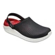 Чоловічі крокси Crocs LiteRide Clog Black/white (38-39, чорні) - зображення 7