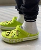 Жіночі крокси Crocs Bayaband Clog Lime Punch/White (37-38, лайм) - зображення 3