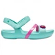 Дитячі сандалії для дівчинки Crocs Lina Sandal Pool Mint Kids (23/24, блакитні) - изображение 4