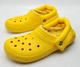 Чоловічі крокси утеплені CROCS Classic Lined Neo Puff Clog Canary Yellow (46-47, жовтий) - изображение 8