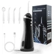 Портативный ирригатор для полости рта Oral Irrigator, беспроводной с USB-зарядкой, 3 режима, 4 насадки, 200 мл, Черный - изображение 6
