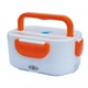 Ланч бокс электрический Lunch Heater 220V Pro, с подогревом, 1,05 л, оранжевый - изображение 6