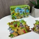 Детские пазлы развивающие Plants vs Zombies в металлической коробочке, пазлы для детей Растения против Зомби (7100) - изображение 7