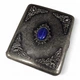 Портсигар металлический RUIPAI Sapphire Silver Vintage на 20 сигарет в подарочной упаковке - изображение 2