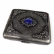 Портсигар металлический RUIPAI Sapphire Silver Vintage на 20 сигарет в подарочной упаковке - изображение 3