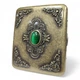 Портсигар металлический RUIPAI Emerald Brass на 20 сигарет в подарочной упаковке - изображение 2