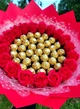 Букет з цукерок Ferrero Rocher червоний (B28005) - зображення 2