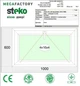 Окно Steko 1000х600-мм 2-стекла. откидное. Jetta - изображение 3