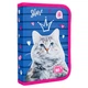 Школьный пенал твердый YES одинарный с клапаном HP-03 Cats - изображение 1