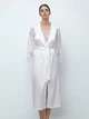 Халат женский больших размеров Effetto Bridal S03402 XL Белый (2000985255981) - изображение 3