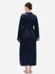 Халат женский больших размеров Effetto Bridal S03402 XL Синий (2000985256049) - изображение 2