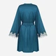 Халат женский Effetto Satin Elegance S03406 L Изумрудный (2000985257077) - изображение 5