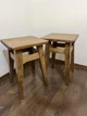 Комплект табуреток кухонних дерев'яних 45х30х30 Горіх темний/Лак (комплект 2 шт) - зображення 1