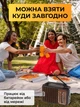 Радиоприемник на батарейках портативный с ремешком радио от сети полнодиапазонный черный - изображение 5