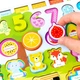 Деревянная интерактивная доска QWZ Рыбалка Фигуры Цифры Монтессори (736) - изображение 4