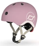 Шлем защитный детский Scoot and Ride пастельно-сиреневый с фонариком 45-51см (SR-181206-WILDBERRY) - изображение 1