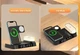 Беспроводная зарядка Magsafe стенд + часы ночник А 37 4в1 Fast 30W для iPhone Apple Watch AirPods для айфона часов black - изображение 7