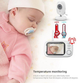 Видеоняня Baby Monitor ABM600 с датчиком звука беспроводная радионяня с портативным дисплеем и измерением температуры - изображение 9