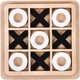 Деревянная игрушка Монтессори Крестики нолики Black/white - изображение 1