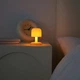 Ночник лампа мини светодиодный в форме гриба портативная с USB - изображение 6