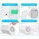 Машина-генератор для мыльных пузырей Bubble Machine USB либо 4 АА 40 отверстий Белый ( код: NO575USBO ) - изображение 3