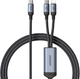 Кабель Joyroom Speedy Series S-A21 2in1 USB Type-C - USB Type-C / Lightning 100W 1.5 m Black (AT6941237100757) - зображення 1