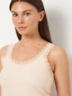 Пижама (майка + шорты) женская хлопковая H&M 979439p13 M Оранжевая (1000000048470) - изображение 5