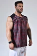 Футболка без рукавов для спортзала Big Sam 2311 М красная - изображение 2