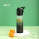 Пляшечка для води Be Fresh Black з розпилювачем, 700 мл, Chansin (106858985) - зображення 4