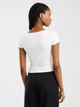 Футболка бавовняна коротка жіноча Big Star Missa 100 S Біла (5900714861636) - зображення 2