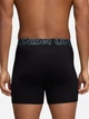Набор трусов-боксеров мужских хлопковых Under Armour Underwear Boxers Performance Cotton - Solid 6 3PK 1383889-003 M 3 шт Черный (197571647984) - изображение 3